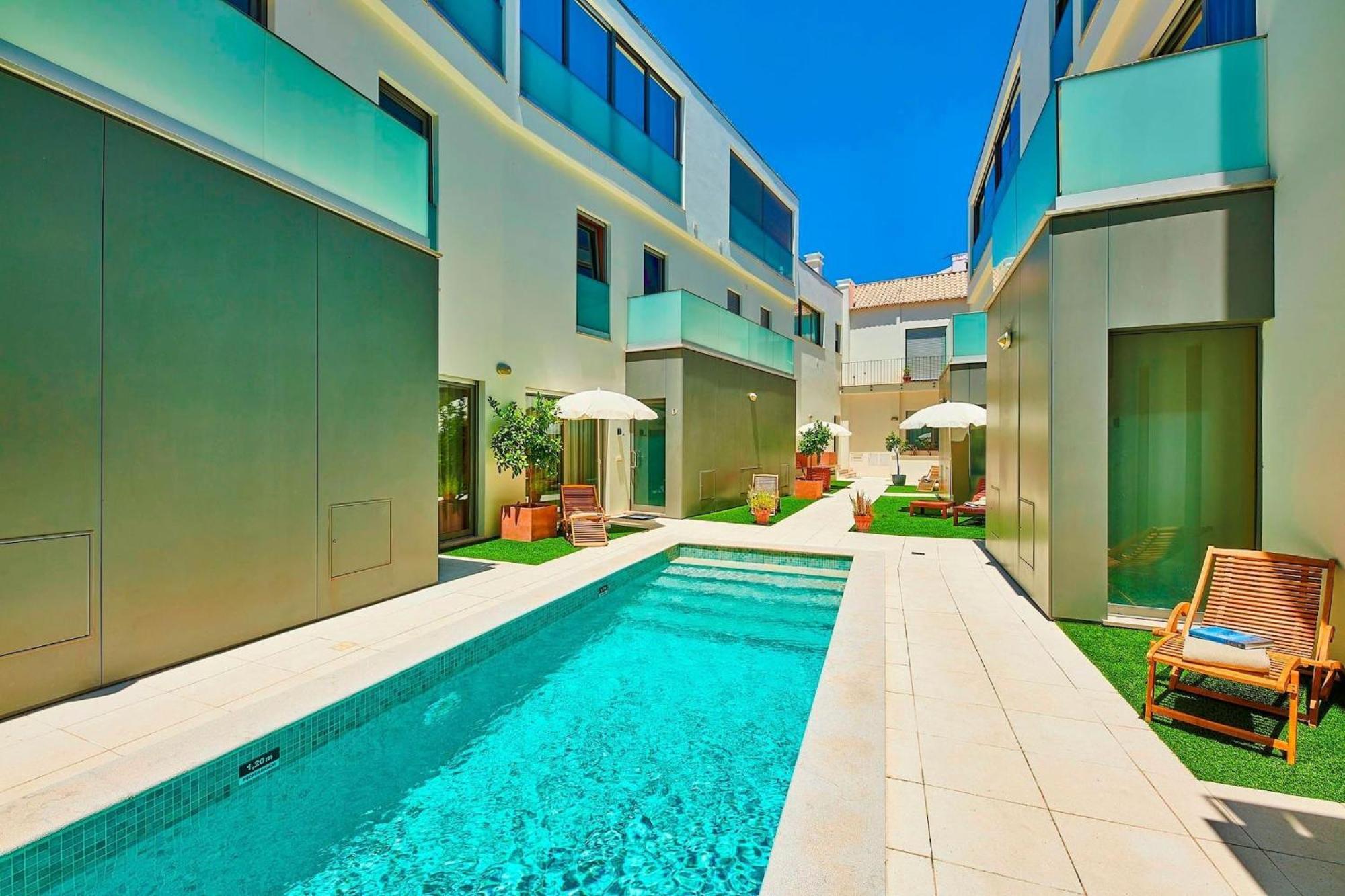 Вилла Executive Townhouse, Tavira Centre, Shared Pool Экстерьер фото
